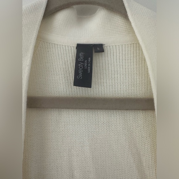 Sweaty Betty Embrace Cashmere Blend Cardigan L - Picture 5 of 6
